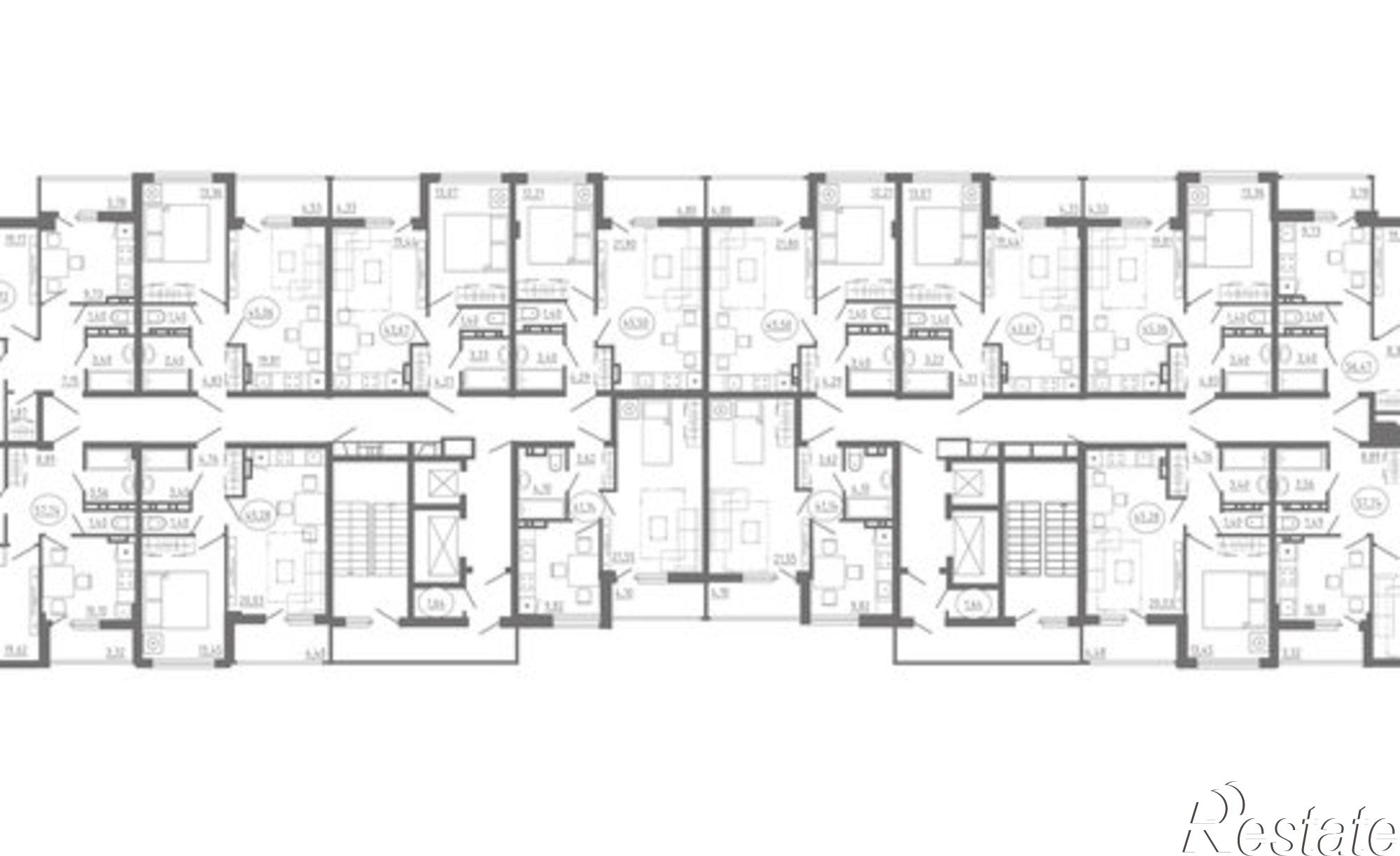 Купить квартиру за 3 981 800 рублей на Раздольная улица, 29