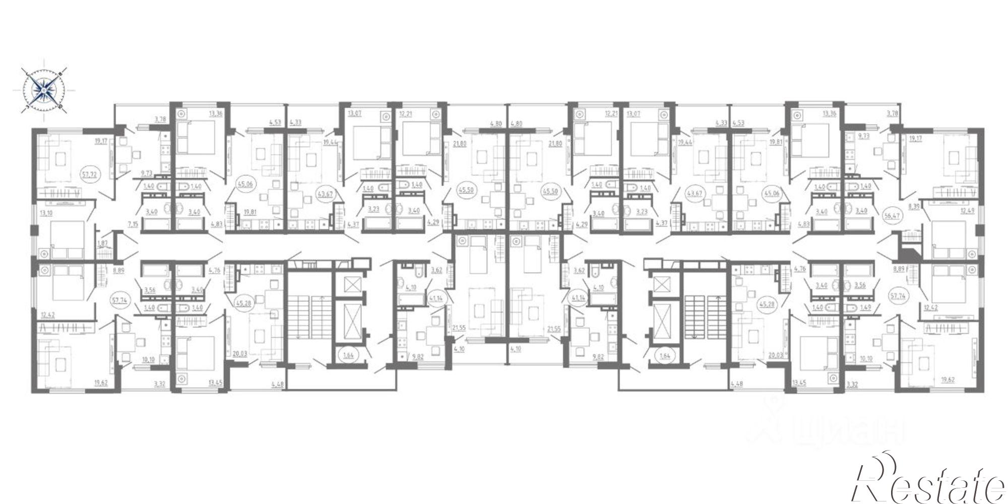 Купить квартиру за 4 074 400 рублей на Раздольная улица, 29