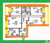 4-комн, 76кв м, этаж 1/9 проезд Связистов, 10