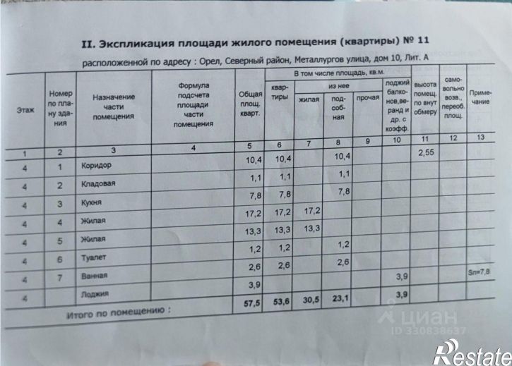2-комн квартира улица Металлургов, 10,  д. 10