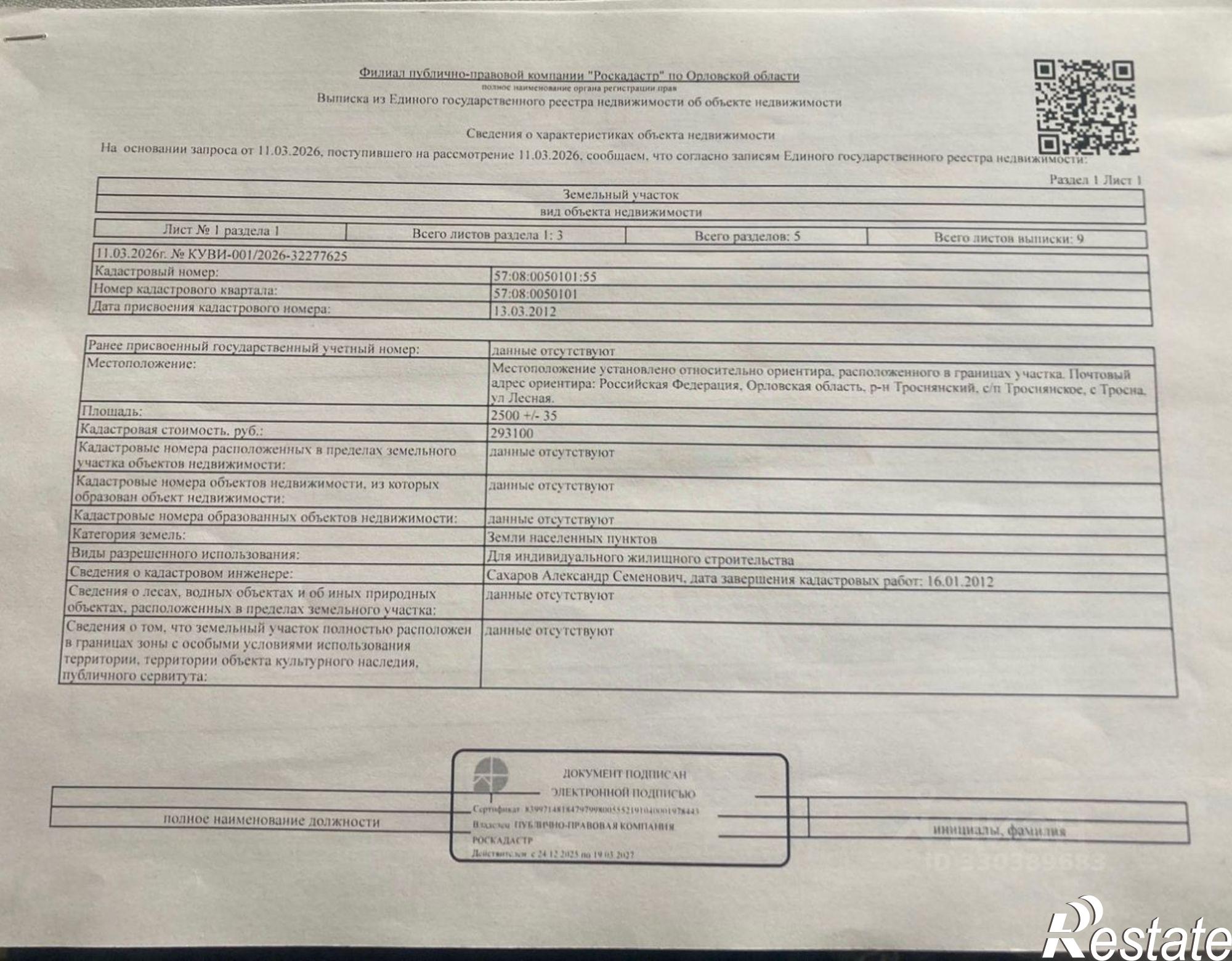 Купить землю, земельный участок за 450 000 рублей на ул Ленина, 4