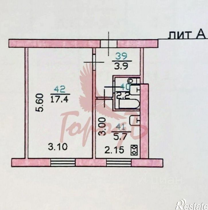 1-комн квартира Тамбовская улица, 6,  д. 6