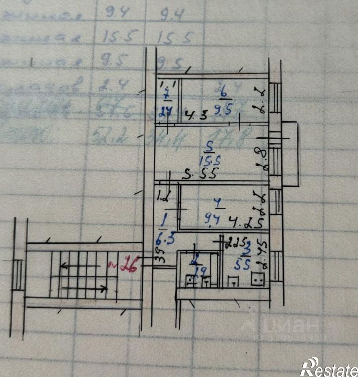 3-комн квартира Красноармейская улица, 23,  д. 23