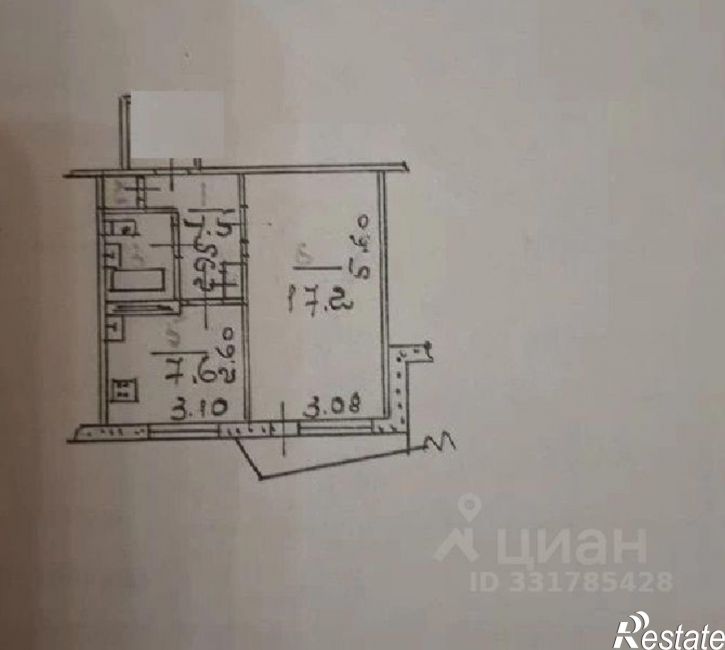 1-комн квартира Орёл, улица Фомина, 23