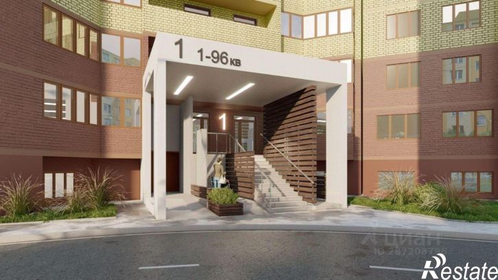 2-комн квартира в новом доме Межквартальная улица, 3
