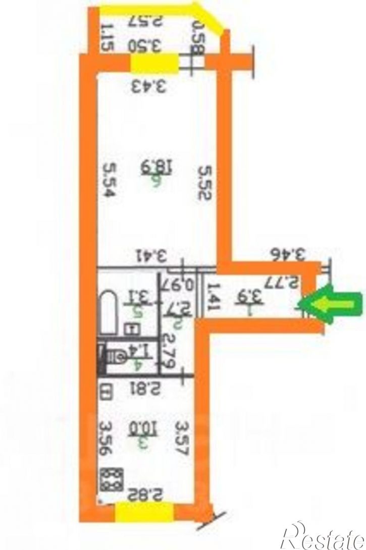 1-комн квартира Орёл, бульвар Молодёжи, 8