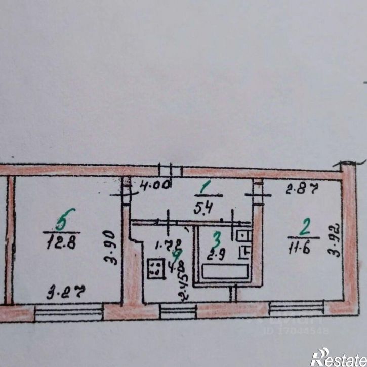 2-комн квартира Орловский район, Жилина д., д.21