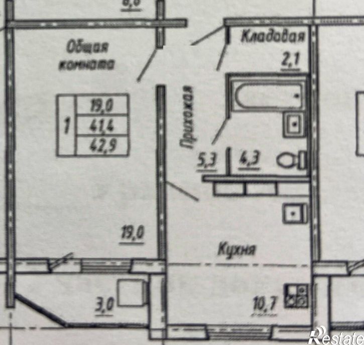 1-комн квартира Орловский район, Жилина д.