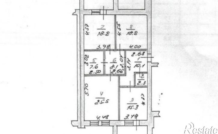 3-комн квартира Орёл, улица Салтыкова-Щедрина, 4