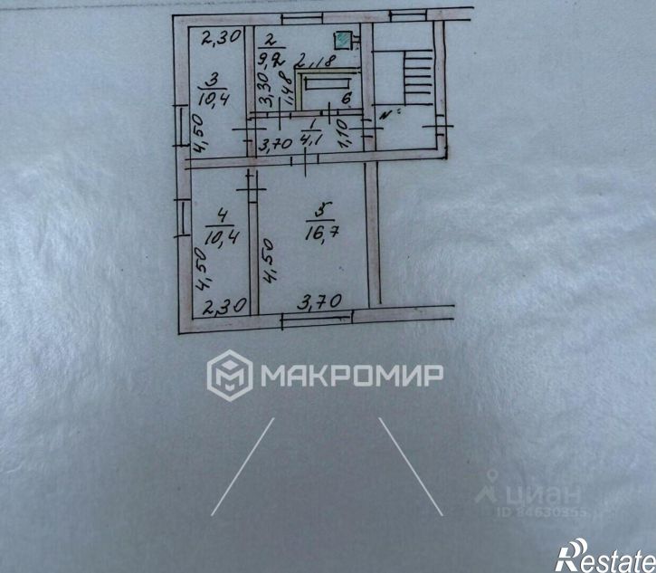 3-комн квартира Свердловский район, Змиёвка п.г.т.