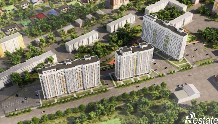 2-комн квартира в новом доме микрорайон Мясокомбинат