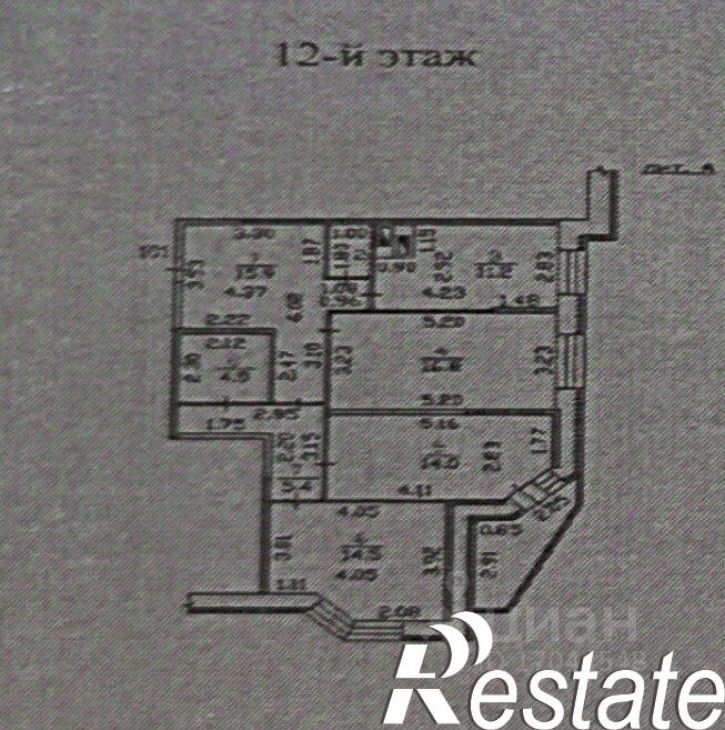 3-комн квартира Межевой переулок, 7,  д. 7