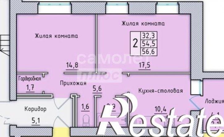 2-комн квартира улица Андрианова, 33,  д. 33